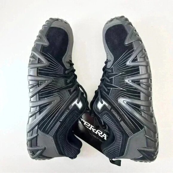 Terra Men's Safety Shoes Spider X Low Cut Athletic Work Black/Silver Size 9.5 - Picture 13 of 16